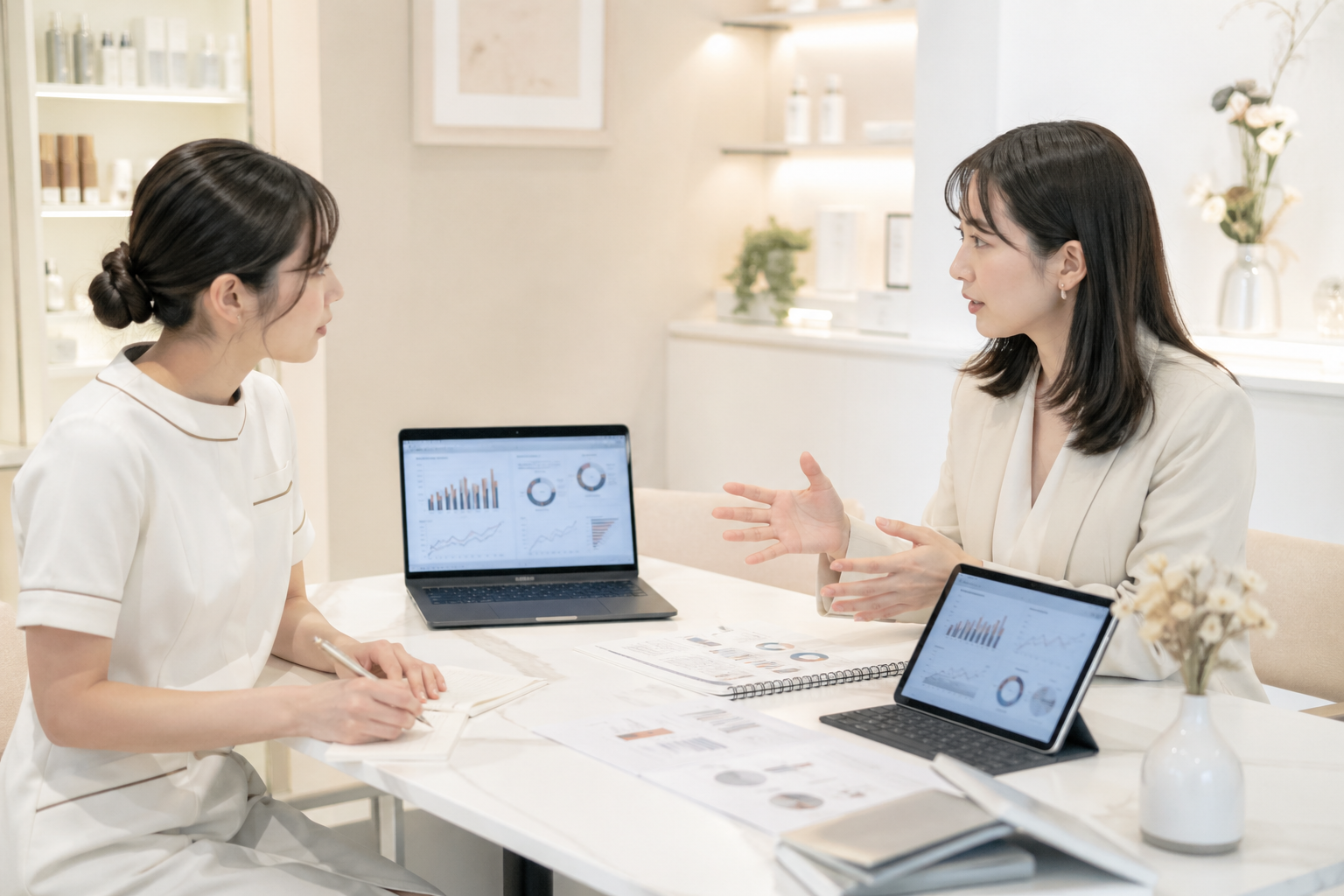 サロンコンサルティング スタッフ教育イメージ